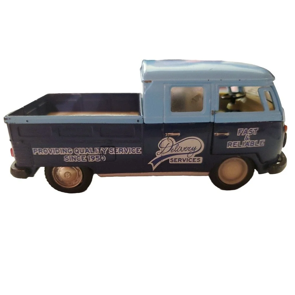 Kinsmart 1963 Volkeswagon‎ Bus Double Cab Pickup